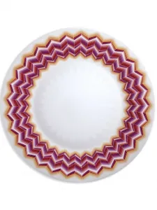 Тарелка jarris с узором зигзаг, 32 см, Missoni Home, белый