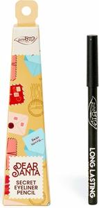 Подводка для глаз в подарочной упаковке puroBIO Cosmetics Dear Santa Eyeliner Pencil, 01L 1,1 g