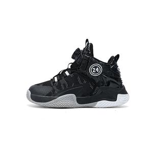 Антискользящие износостойкие баскетбольные кроссовки Mid Top для детей Moffett, черный