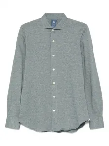 Рубашка с длинными рукавами Finamore 1925 Napoli, синий