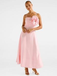 Платье миди Felicia с цветочными деталями Forever New, Soft Pink