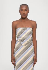 Блуза Faithfull the brand ANTIBES STRAPLESS, Marine/Multi-Coloured