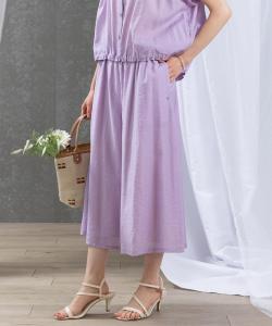 Широкие брюки длиной 3/4 Studio Picone, цвет Light Purple(079)