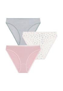 Брифы Petit Bateau 3 PACK, Multicolor/Light Pink