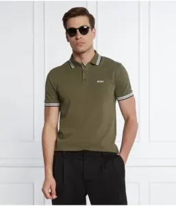 Поло Пэдди regular fit Boss Green, зеленый