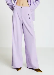 Длинные однотонные брюки Calliope, Lilla