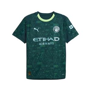 Футболка Manchester City 25/26 Fourth Replica EA SPORTS FC Soccer Jersey Men's PUMA, зеленый