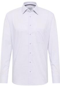 Рубашка делового покроя Regular Fit ETERNA, светло-серый/белый