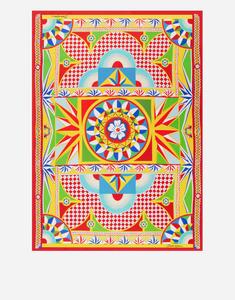 Шелковое одеяло, дублированное шерстью Dolce&Gabbana, мультиколор