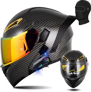 Шлем интеграл Helmets AAREG с двойным визором, черный / серый
