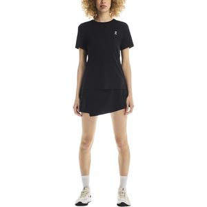 Юбка короткая повседневная с боковой складкой On, черный