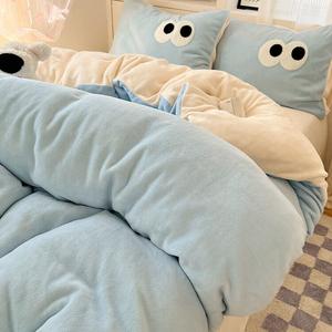 LUOLAI HOME Комплект постельного белья, 1.5-спальный, 4 предмета, для одеяла 200×230 см, цвет Roungdaiyuan Menghai Salt Cheese