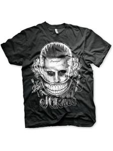 Футболка Joker Damaged T-Shirt черного цвета DC Suicide Squad