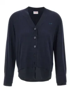Кардиган на пуговицах Sun68, синий