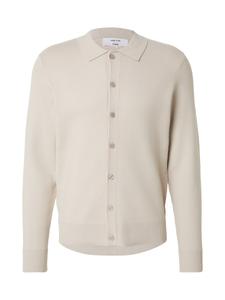 Вязаный кардиган DAN FOX APPAREL Berat, светло-серый