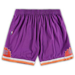 Мужские шорты Mitchell & Ness Purple Phoenix Suns Big & Tall Hardwood Classics Team Swingman