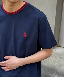 Футболка с вышивкой US POLO, поло унисекс, весна/лето 2015 U.S. Polo Assn., цвет Nvy