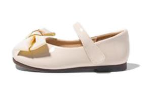 ABC DOUKIDS Дышащие и износостойкие низкие детские кожаные туфли для детей ABCdoukids, Apricot