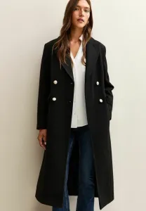 Двубортное классическое пальто New Look, Black