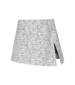 Мини-юбка из твида Coperni, Black White