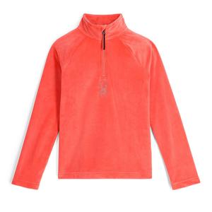 Куртка-поло Spyder Shimmer Bug с молнией на четверть длины (для девочек), Coral Haze