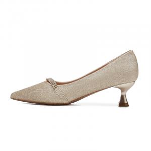 Rich birds Тонкие каблуки на шпильке женские шампань, цвет Champagne