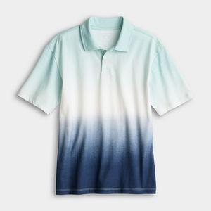 Мальчиковый футболка-поло relaxed fashion, размеры 8-20 regular и husky Sonoma Goods For Life, Gradient Blue