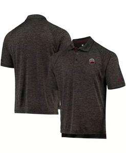 Мужская рубашка-поло Montana Grizzlies Down Swing Raglan цвета «черный» Colosseum