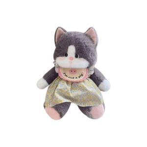Игрушка Love Of Wormwood Faux Mink Velvet Cat Dolls плюшевая кукла высота 30см AIQINGCAOZHILIAN(WANJU), серый