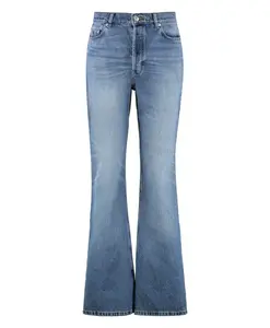 Джинсы-Клеш с высокой посадкой Romy A.P.C., синий