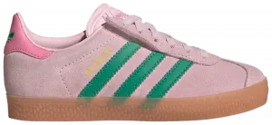Кроссовки adidas Gazelle Comfort Closure El C 'Clear Pink Court Green', розовый