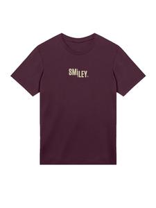 Футболка SMILEY бежево-бордовая F4NT4STIC