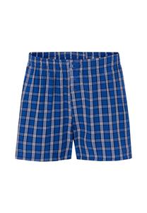 Мужские боксеры из классического поплина в клетку из хлопка El Búho NOCTURNO, синий