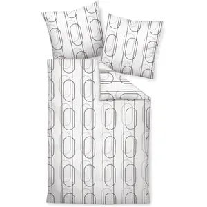 Постельное белье «Жанин» J. D.87092 07 135X200,80x80", на молнии Janine, цвет kaffee mondstrahl