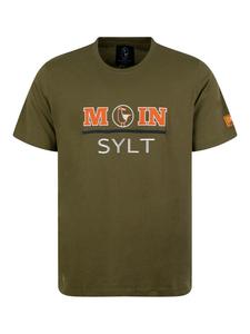 SCHIETWETTER Футболка Matti Muksch оливкового цвета