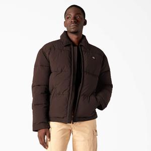 Пуховик Dickies Overbrook, цвет Chocolate Brown (Cb)