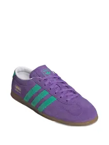 Кроссовки Gazelle Lo Pro с полосками Adidas, фиолетовый