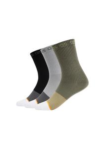 Носки QS, светло-серый/хаки/черный