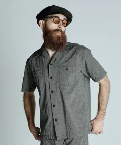 Хлопковая рубашка с коротким рукавом COTTON COVERT SS SHIRT/Cotton Covert Short Sleeve Shirt