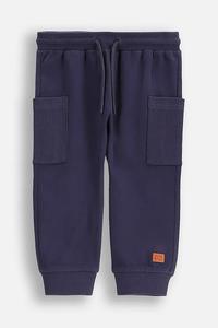 Хлопковые спортивные штаны для малышей Coccodrillo, темно-синий