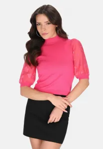 Футболка с принтом Faina, Fuchsia