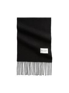 Черный шарф с бахромой Marc O'Polo