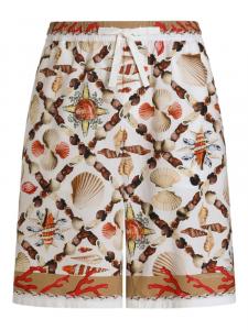 Dolce & Gabbana хлопковые шорты-бермуды, белый