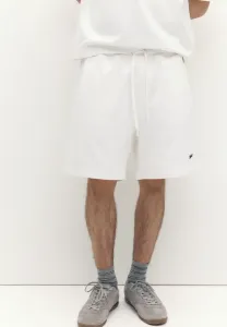 Спортивные брюки-бермуды с логотипом jogger Pull&Bear, White