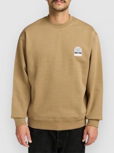 Флисовый пуловер RVCA Palm Crest Crew Fleece Pullover, coyote