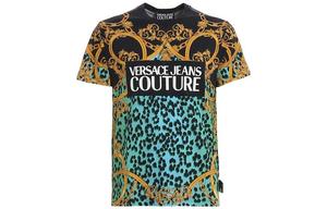 Футболка мужская зеленая VERSACE