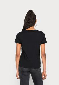 Базовая футболка Onlkita Life Logo Top Noos ONLY, черная