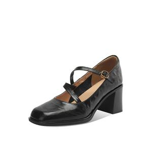 Туфли Мэри Джейн на массивном каблуке 6,3 см, женские Rosa Bianca, Ecru