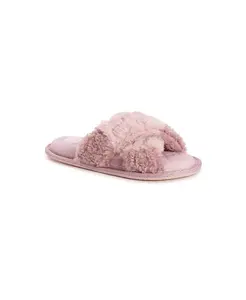 Женские тапочки Perley с перекрещивающимися ремешками MUK LUKS, фиолетовый