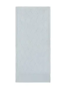 Шарф с ромбовидной вязкой Malo, синий